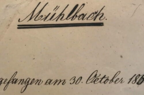 Schulanfang 1856