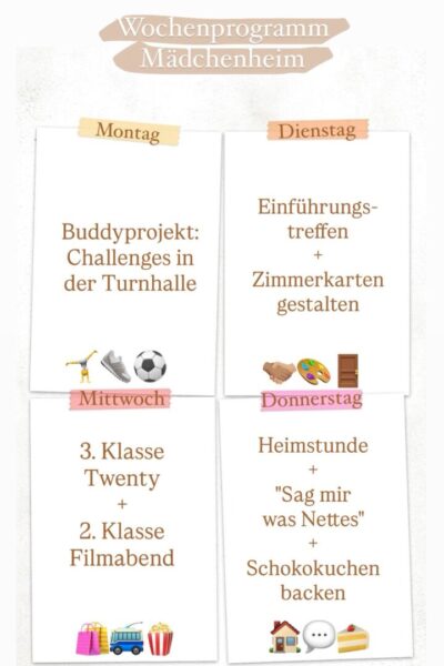 Wochenprogramm 13. - 14. Oktober Wochenprogramm 13. - 14. Oktober
