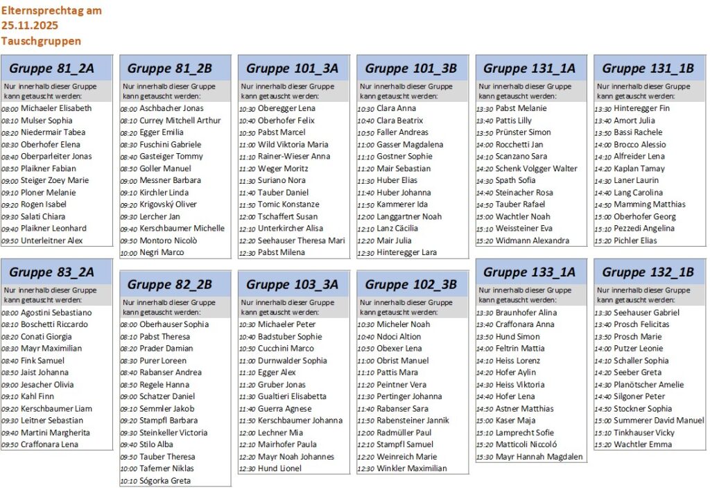 2025_11 Elternsprechtag Tauschgruppen
