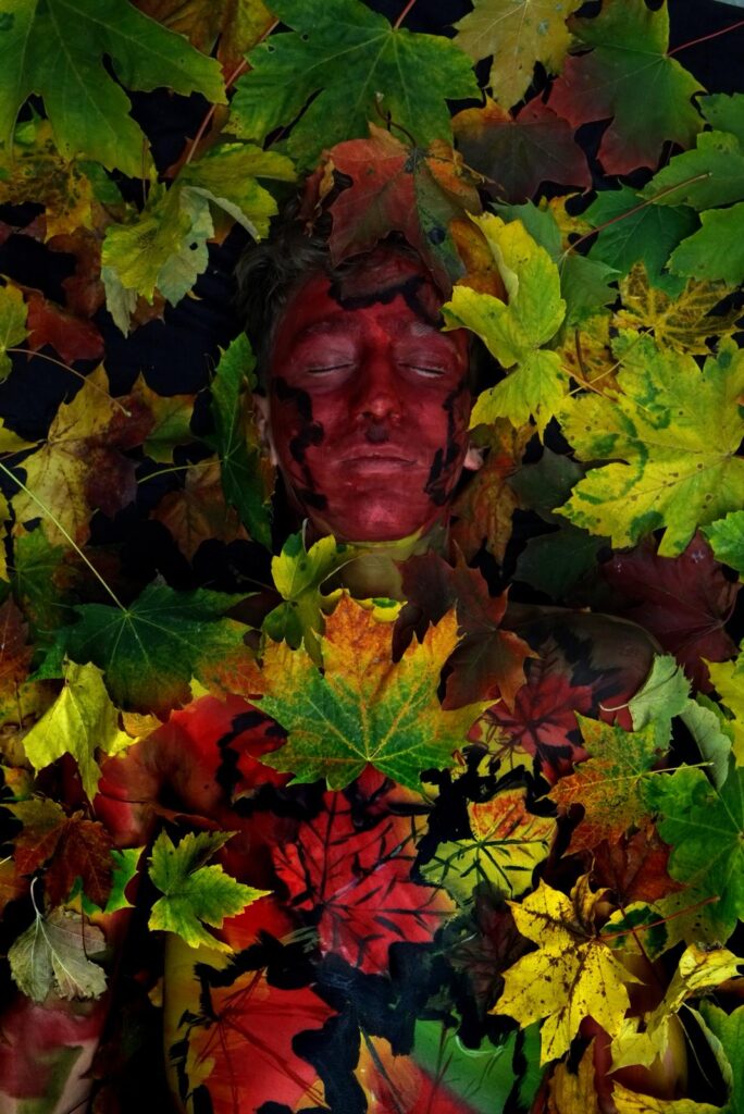 Erasmus-Austausch mit der Privatschule formatio aus Liechtenstein Highlight: Bodypainting mit Johannes Stötter