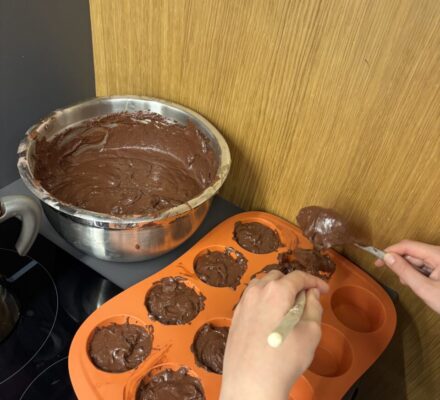 Schokomuffins Angelina und Lena Schokomuffins Angelina und Lena