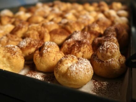 Nachtisch Windbeutel