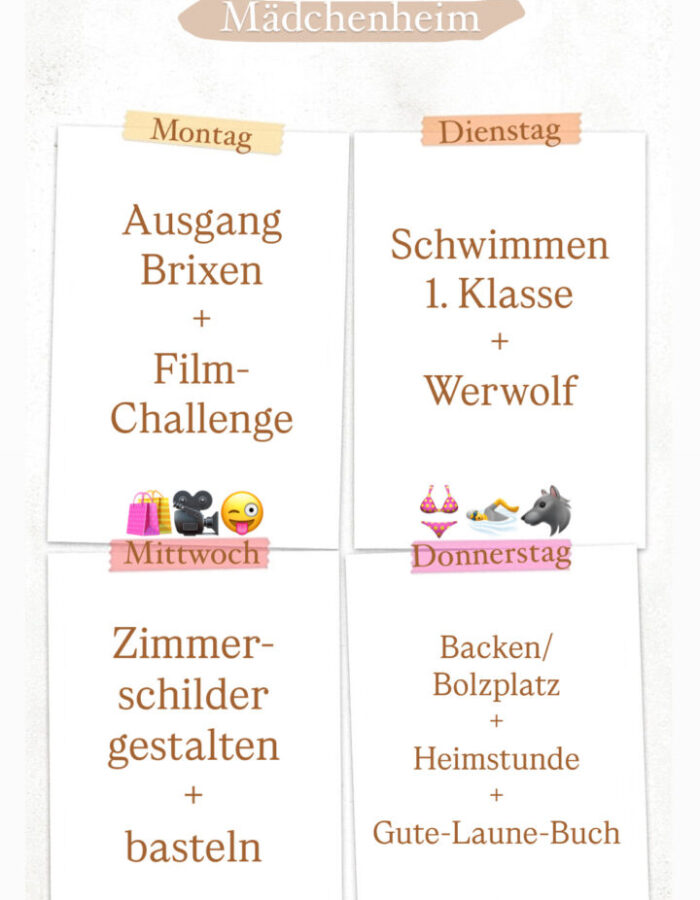 Wochenprogramm 12.04.2026